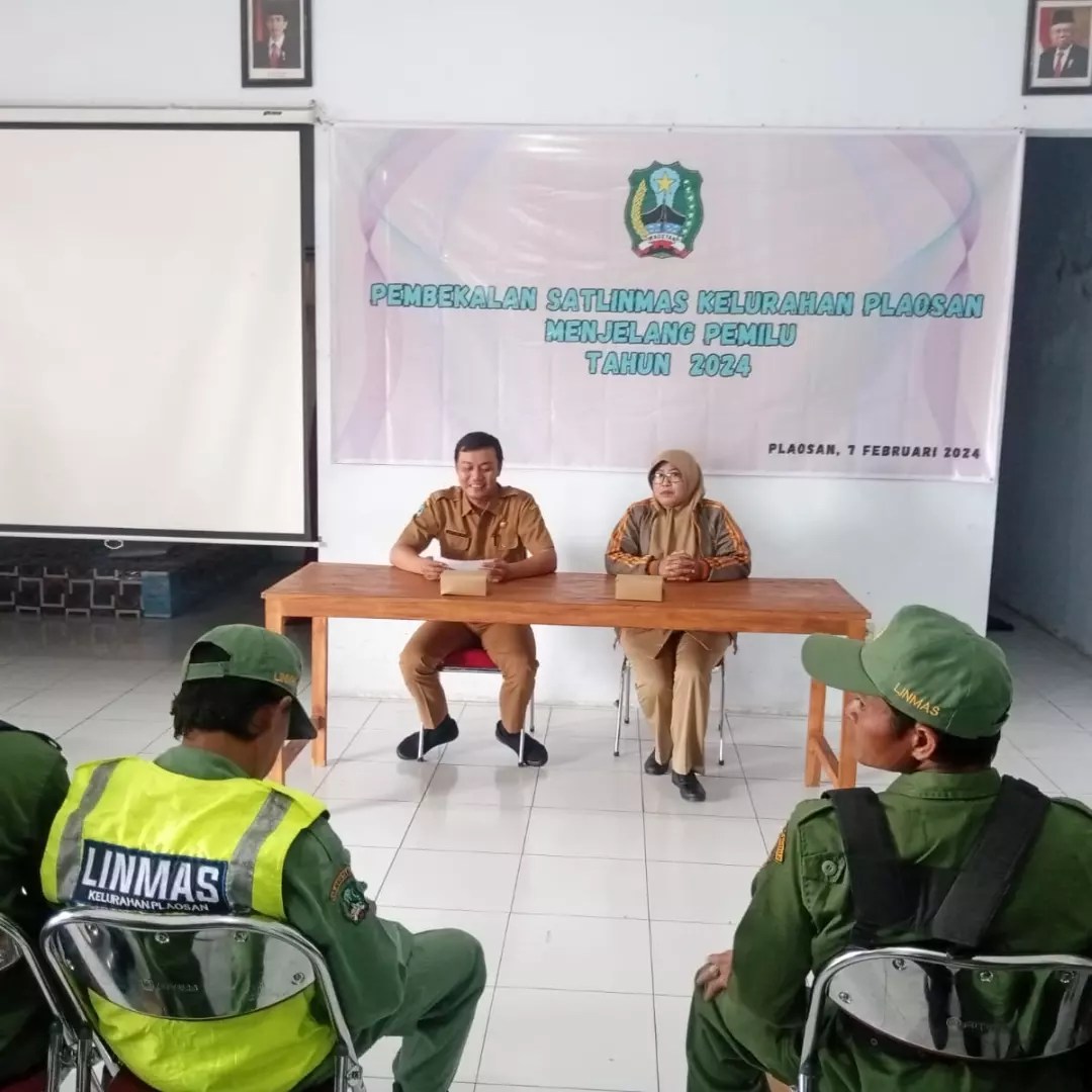 PEMBEKALAN SATLINMAS MENJELANG PEMILU 2024